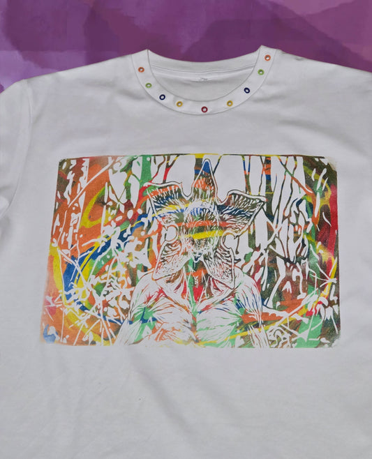 Demons metallic T-shirt