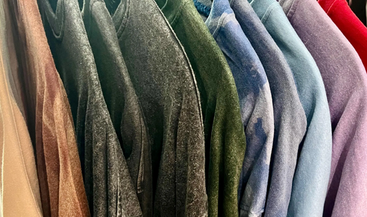Acid Washed and Stressed T-Shirts