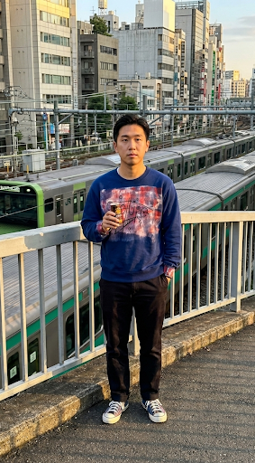 Feeture X Yazid Sweatshirt "Faces"