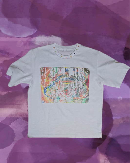 Demons metallic T-shirt