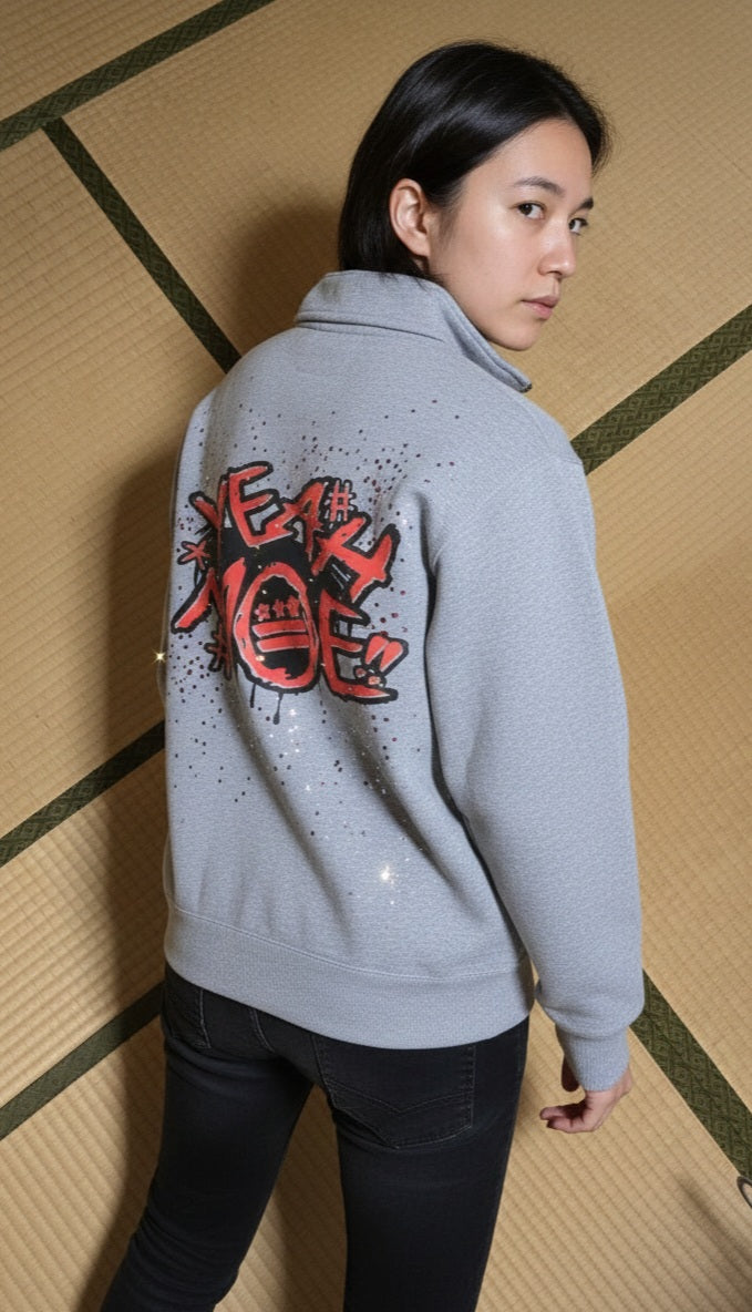 Feeture Quarter Zip "Yeah Moe"
